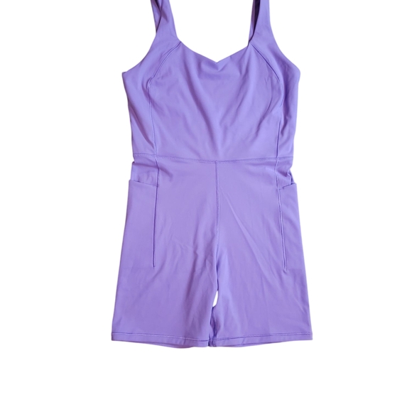 CALIA Purple Sleeveless Romper - Picture 1 of 5